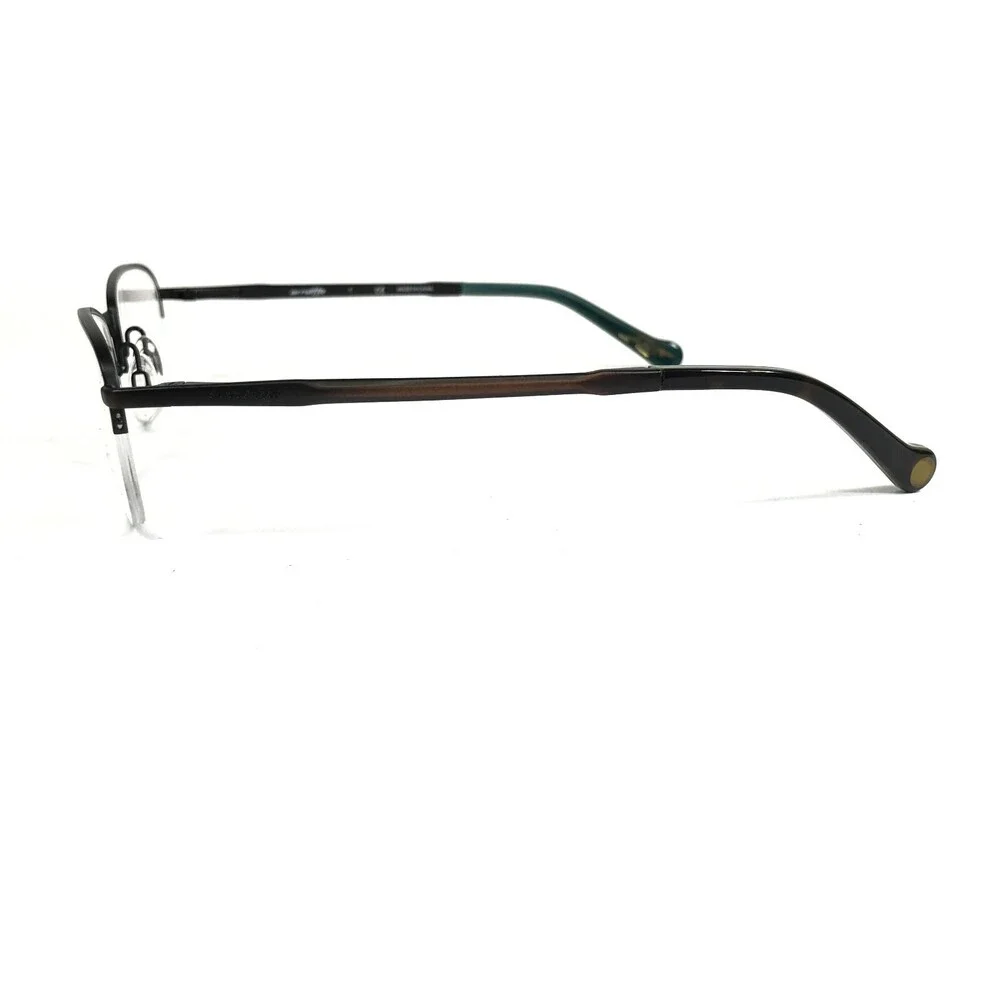 Arnette Eyeglasses Frames MOD.6084 590 Rustic Black Brown Half Rim 52-18-135